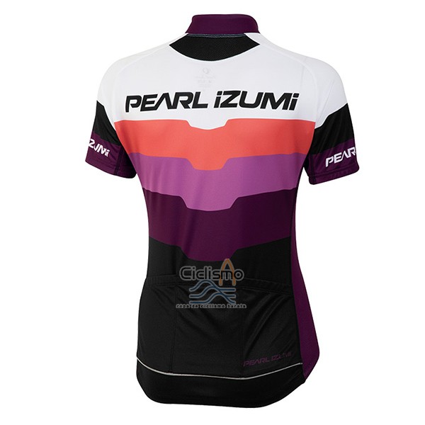 Pearl Izumi Ropa Ciclismo Culotte Corto 2016 Mujer Mangas Cortas Negro y Violeta